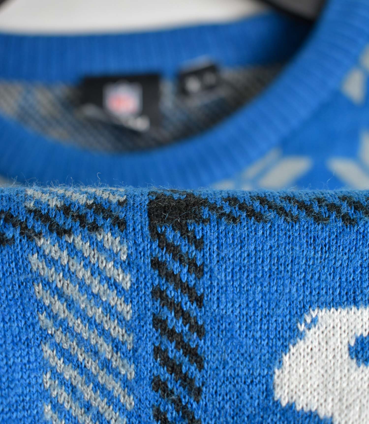 product-47426-17686411030166577 بافت وینتیج آبی طرح دار NFL