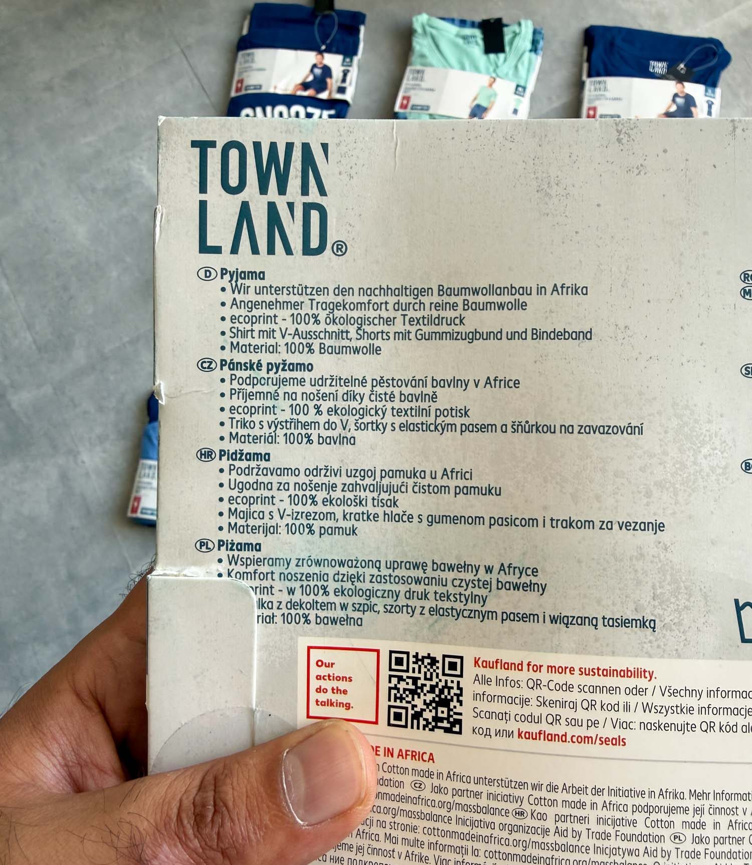 ست تیشرت و شلوارک نخی Townland – تخفیف تک سایز