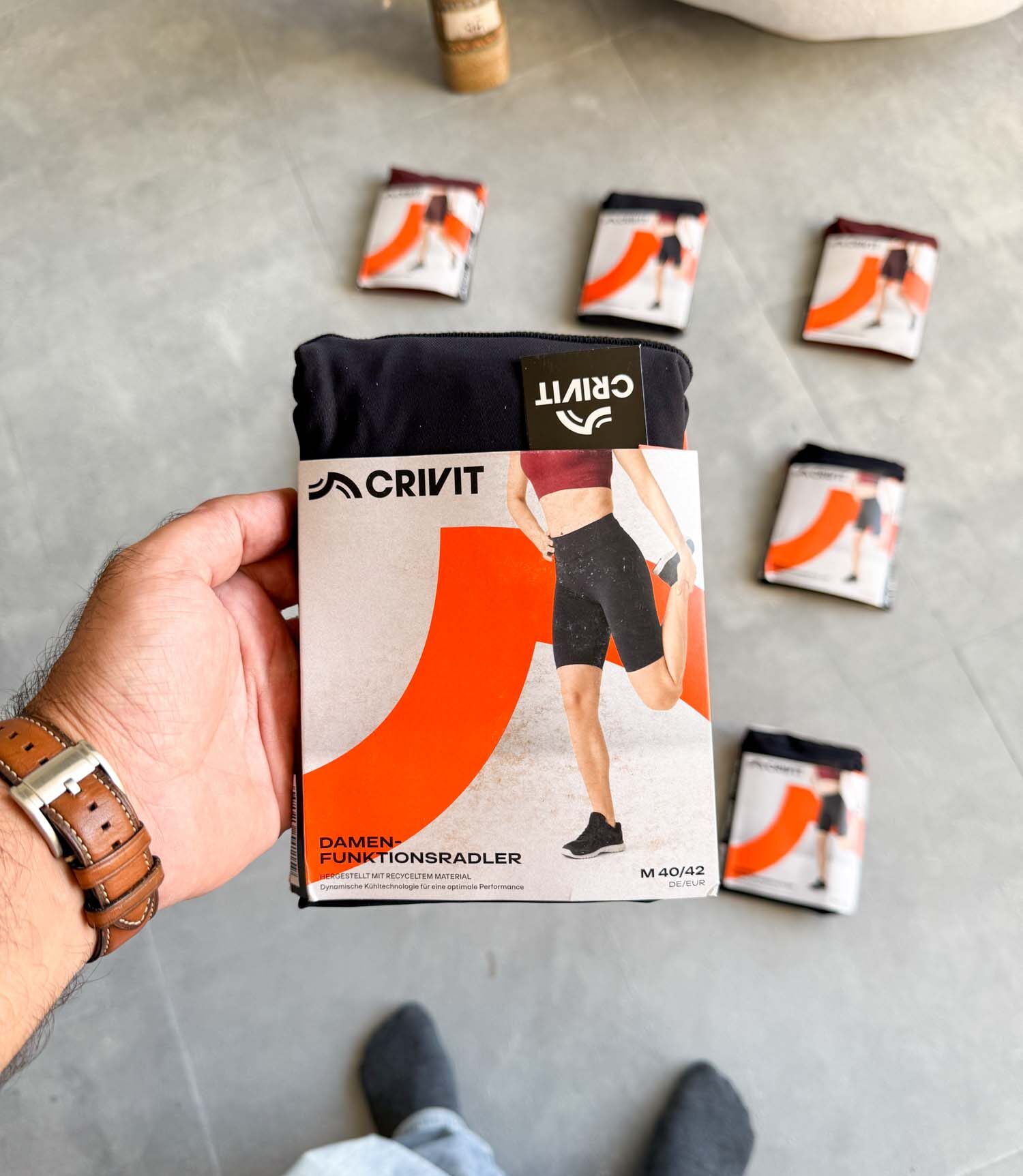 بایکر مشکی Crivit