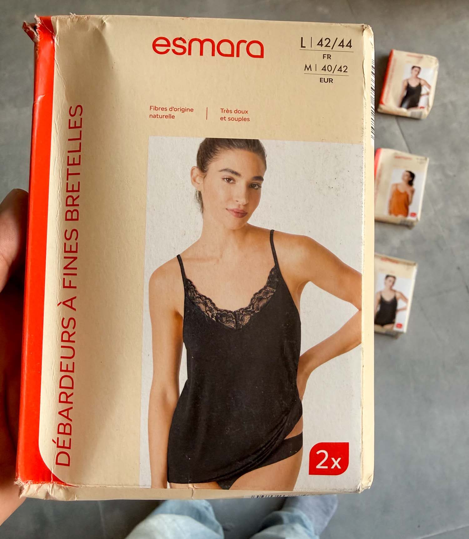 پک دو عددی تاپ Esmara سفید و مشکی