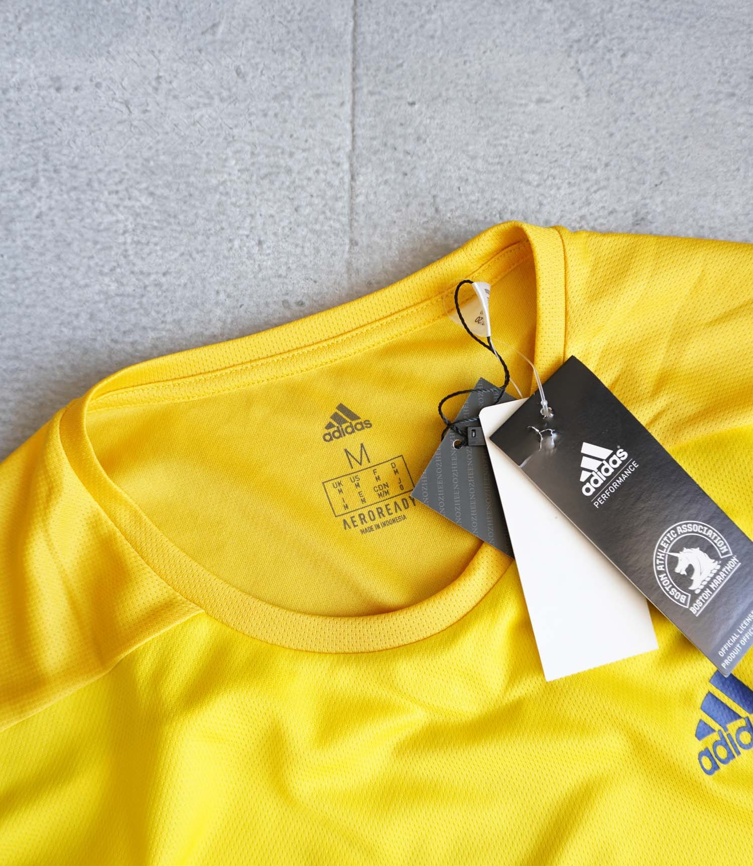 تیشرت ورزشی مردانه زرد آستین بلند Adidas
