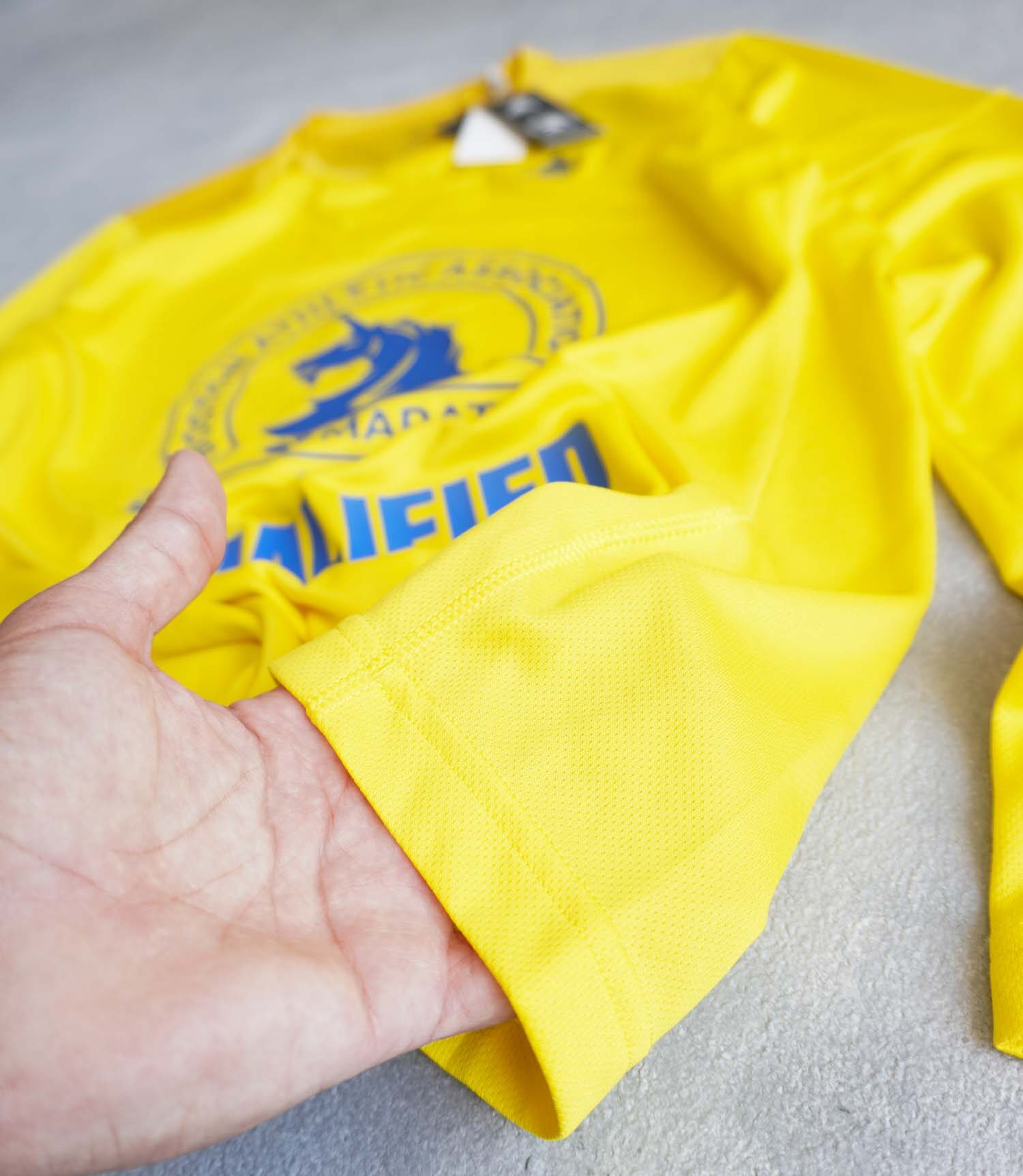 تیشرت ورزشی مردانه زرد آستین بلند Adidas