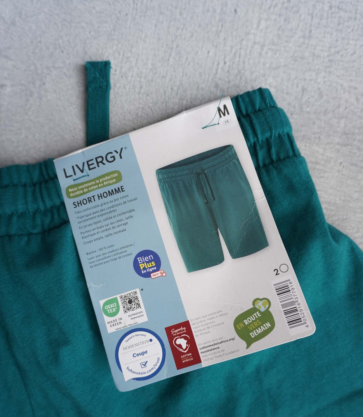 product-47882-17710649004067739 شلوارک سبز ساده Livergy