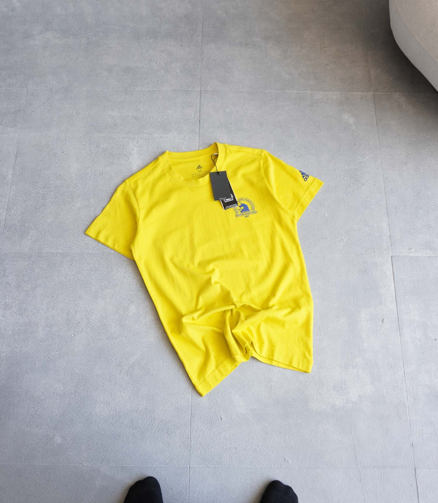 تیشرت زرد زنانه Adidas