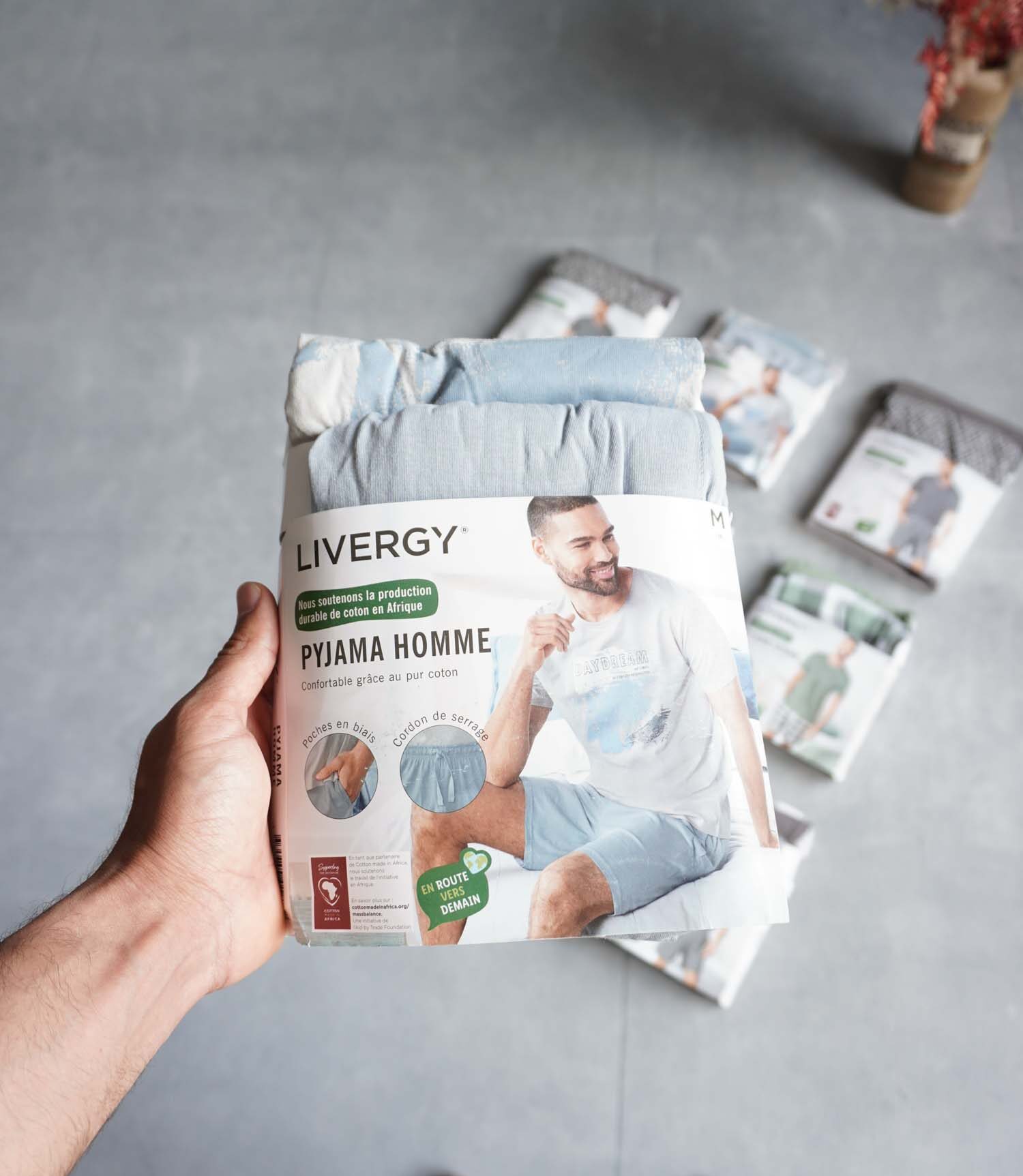 ست تیشرت و شلوارک آبی Livergy