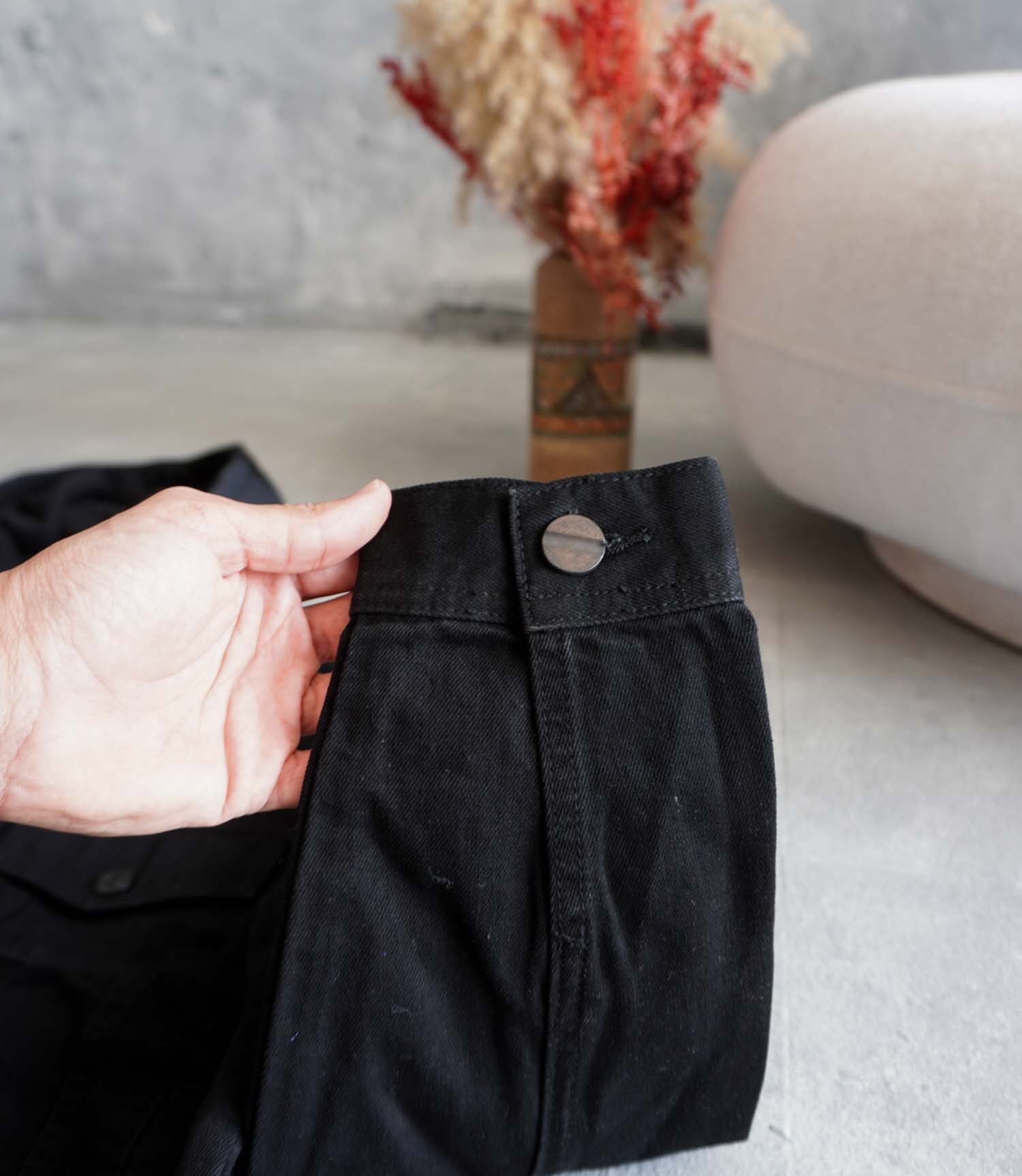 product-52389-DSC09487 جکت جین کلاه دار مشکیJack&Jones