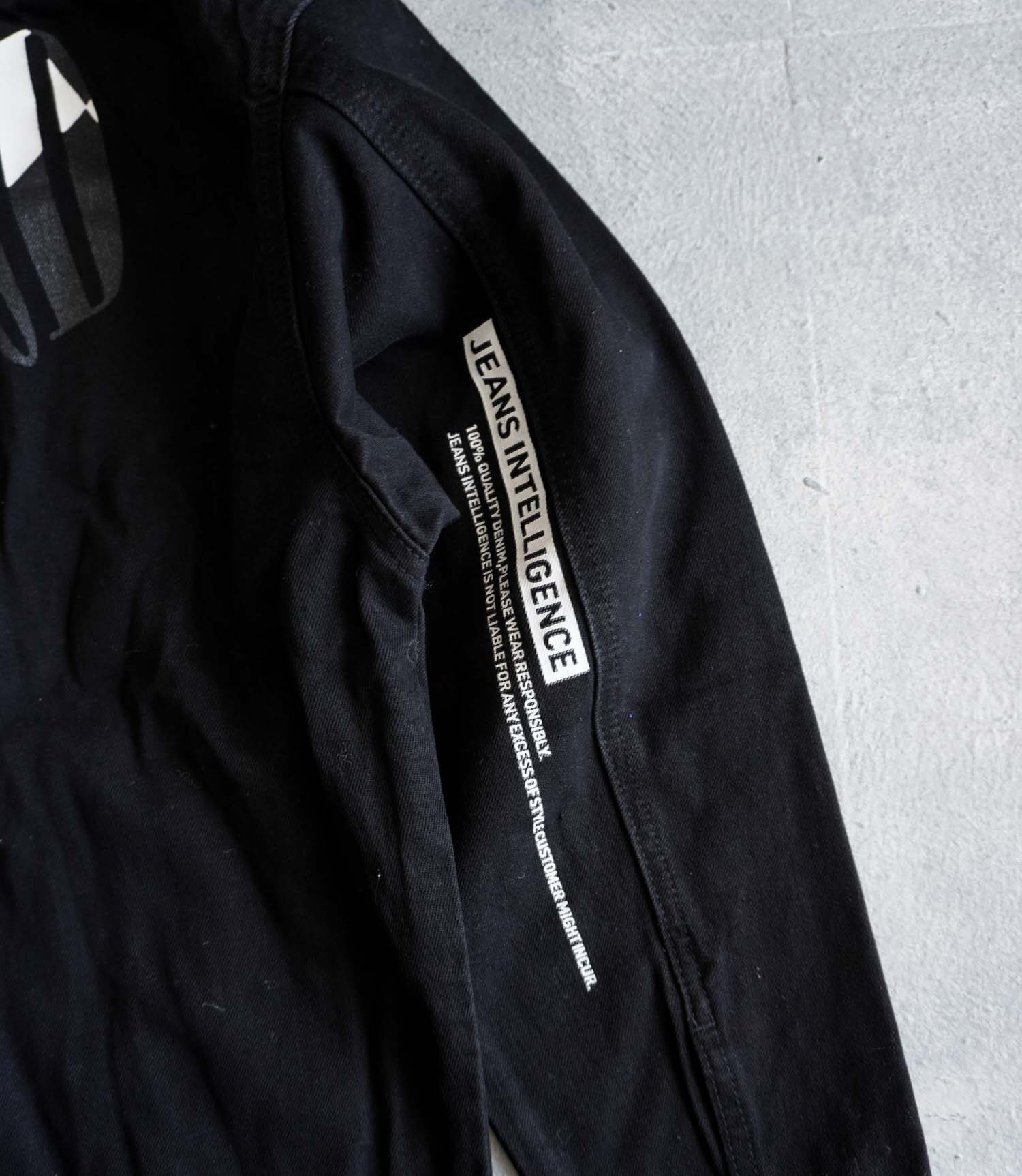 product-52389-DSC09491 جکت جین کلاه دار مشکیJack&Jones
