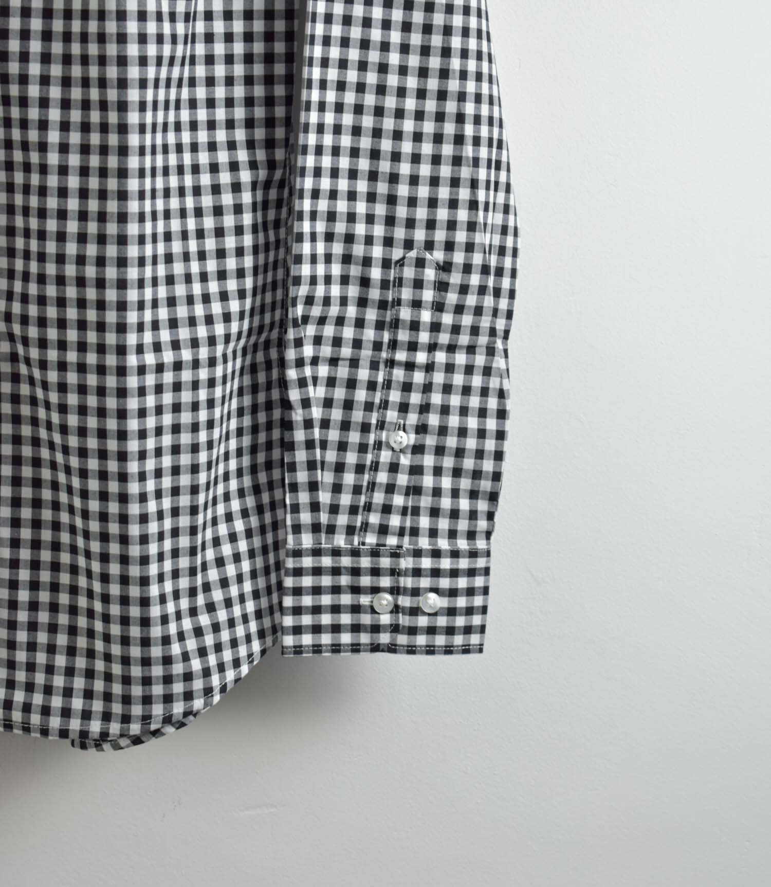 پیراهن نخی چهارخونه آستین بلند H&M