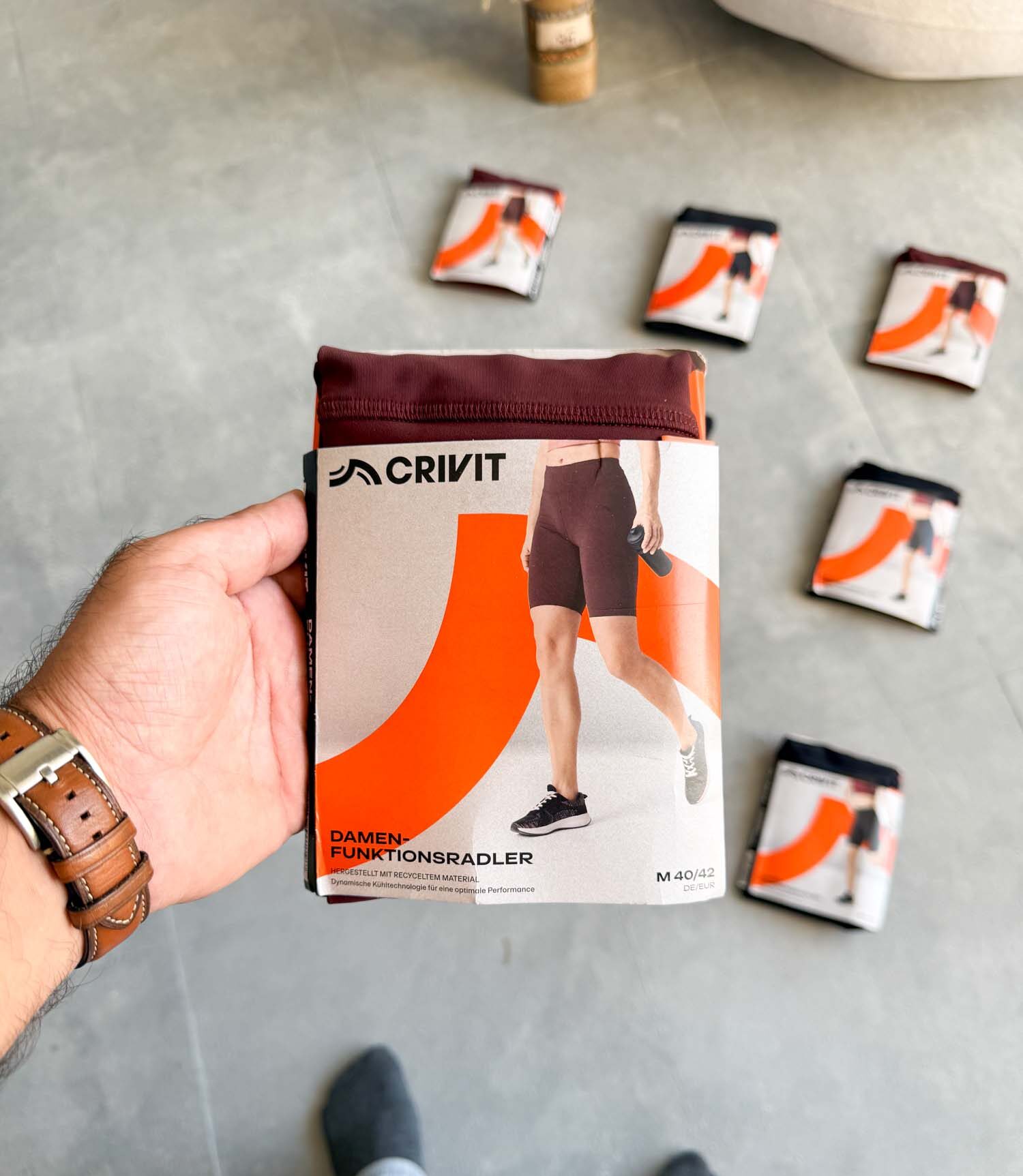 بایکر زرشکی تیره Crivit