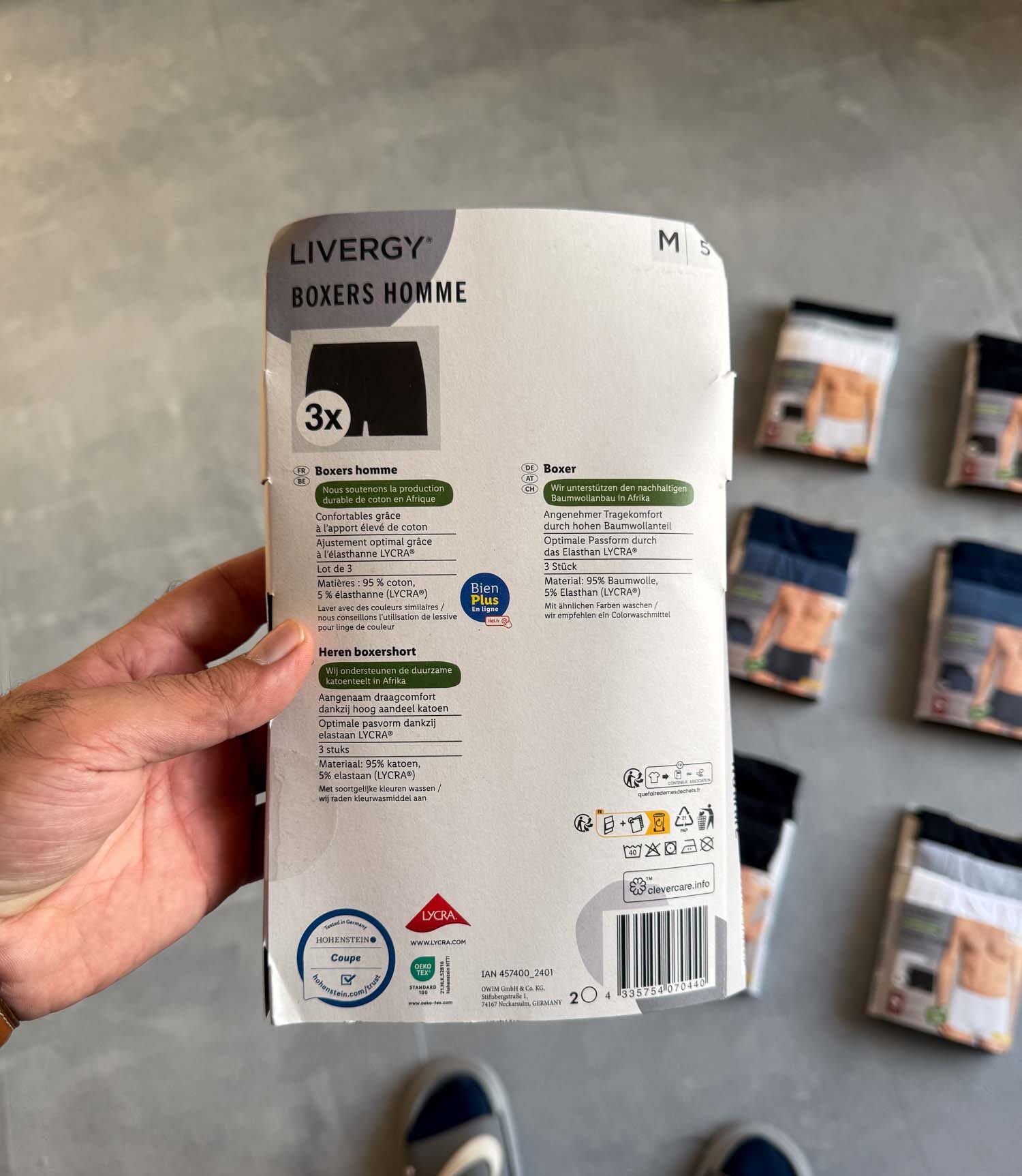 product-59984-17634723020399636 پک سه عددی شورت مشکی Livergy