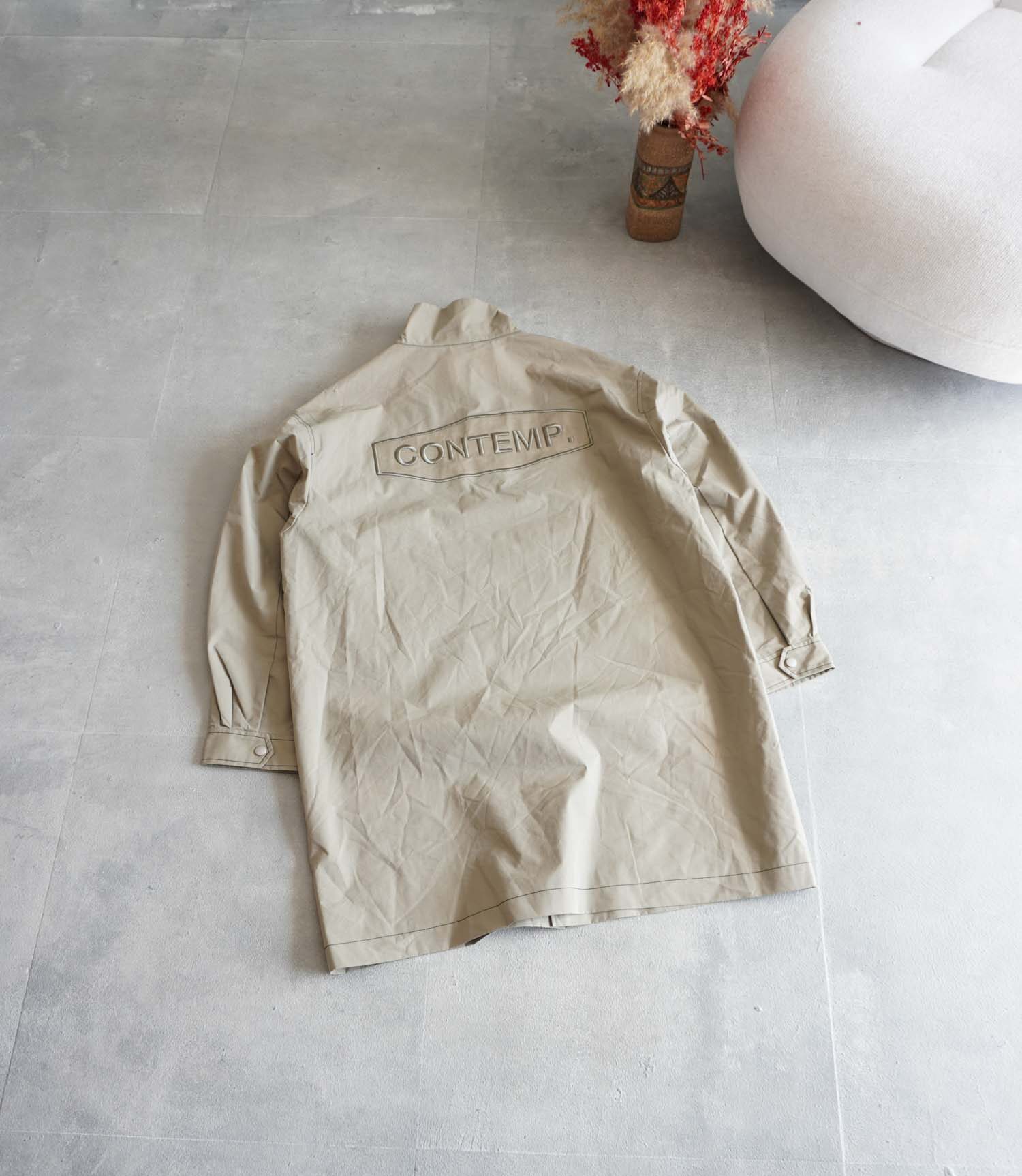 product-60003-DSC09527 جکت بارانی بلند سبز دریایی Jack&Jones