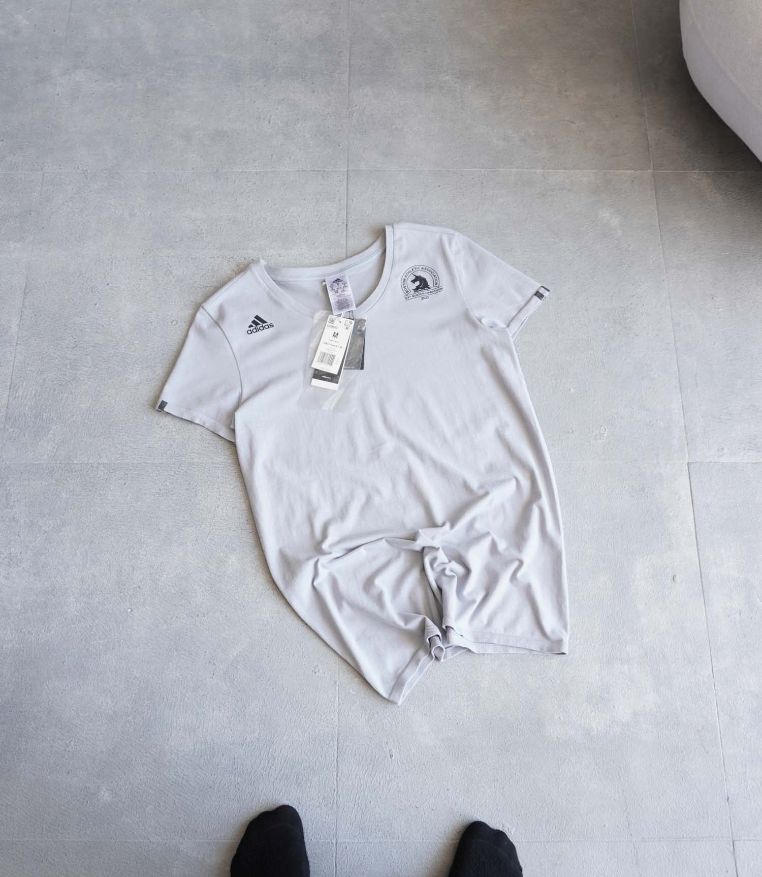 تیشرت طوسی سربی زنانه Adidas