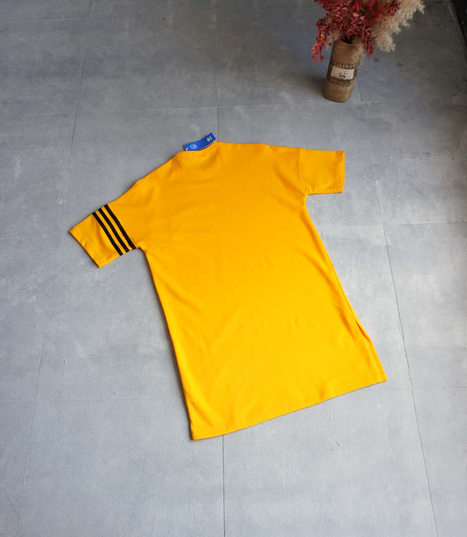 product-60235-new-t3-1158 تیشرت بلند خردلی زنانه Adidas