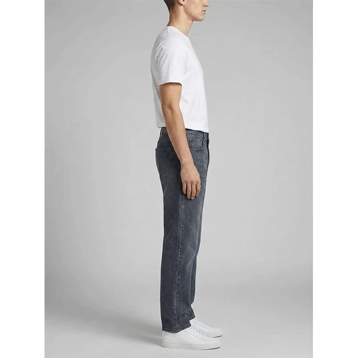 شلوار جین مردانه اورجینال رنگ ذغالی تیره برند pull&bear سفارش اسپانیایی مدل مام فیت کد 2023
