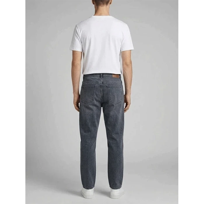 شلوار جین مردانه اورجینال رنگ ذغالی تیره برند pull&bear سفارش اسپانیایی مدل مام فیت کد 2023